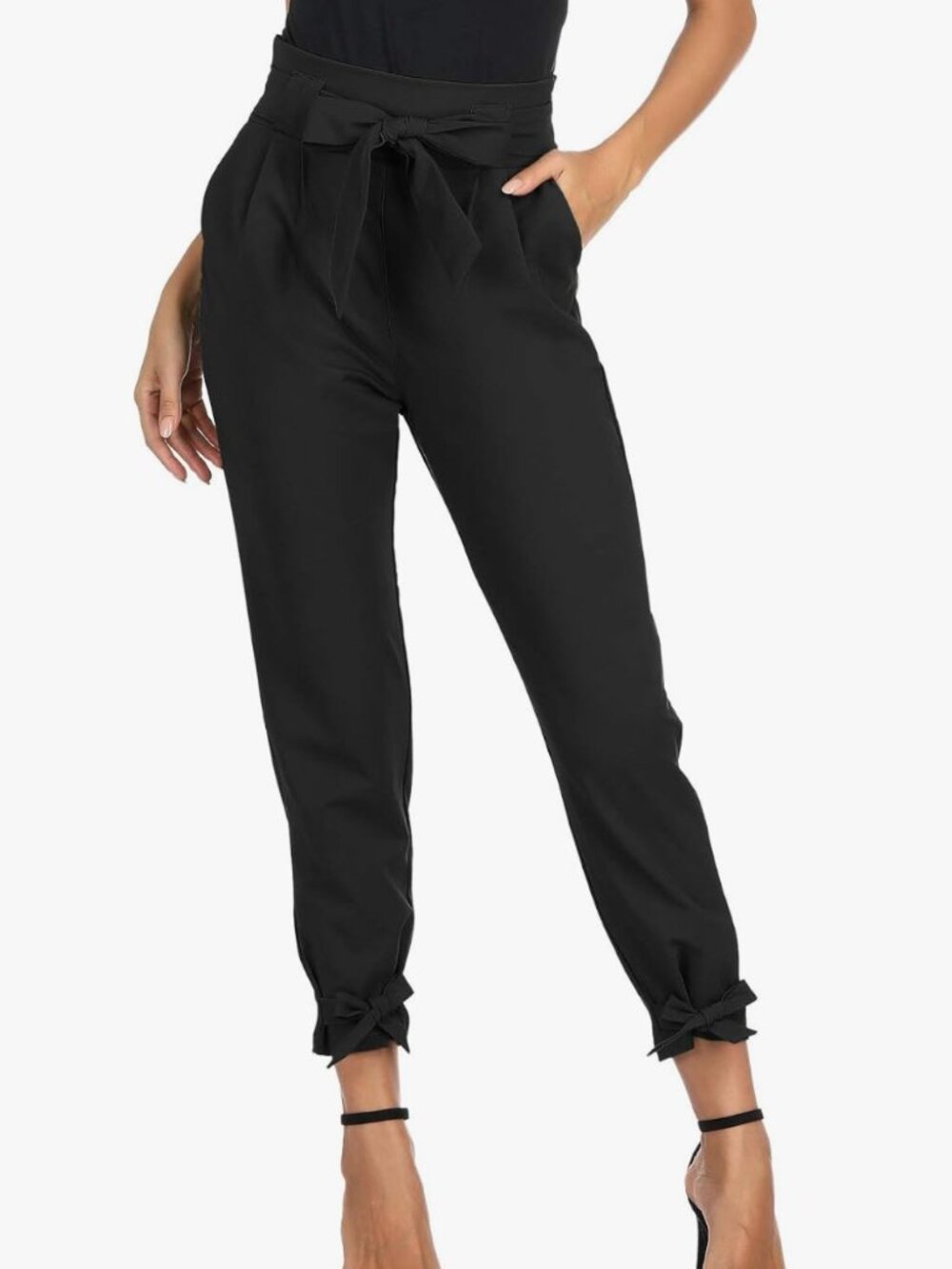 Casual High Waist Work Joggers